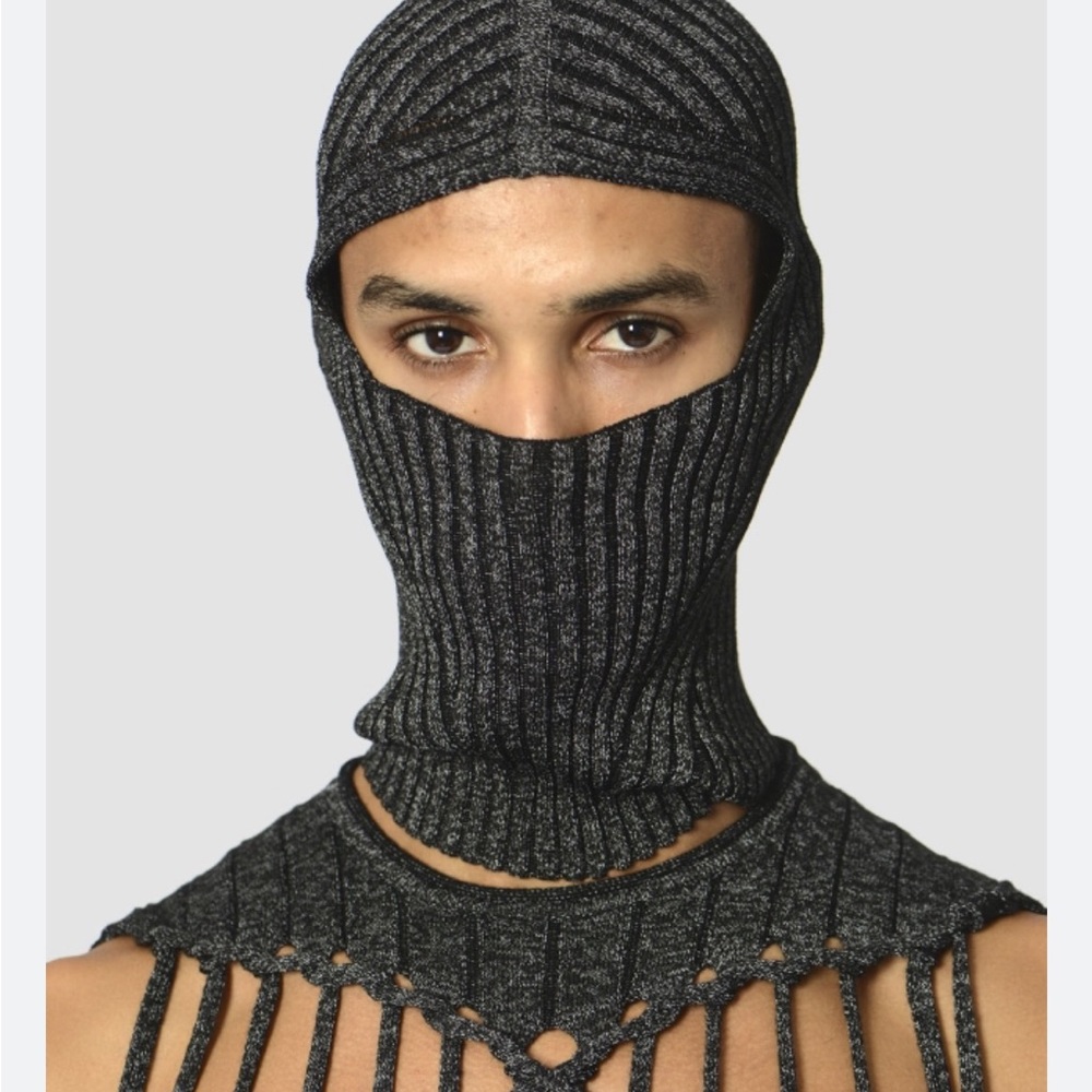 Dion Lee
Reflective wool blend balaclava